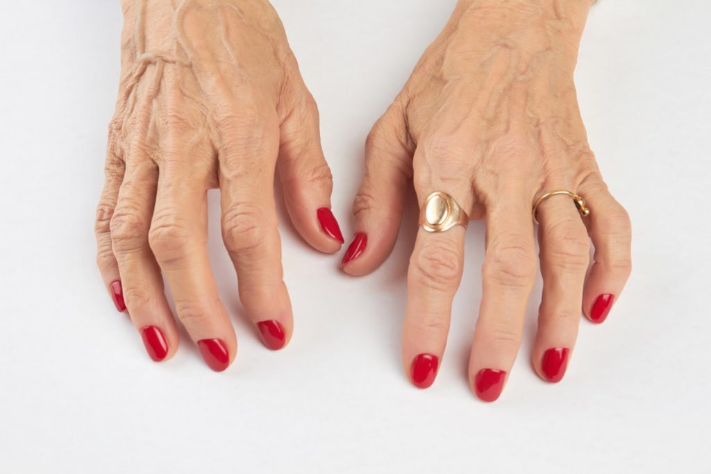 Hand with Painted Nails 1024x683
